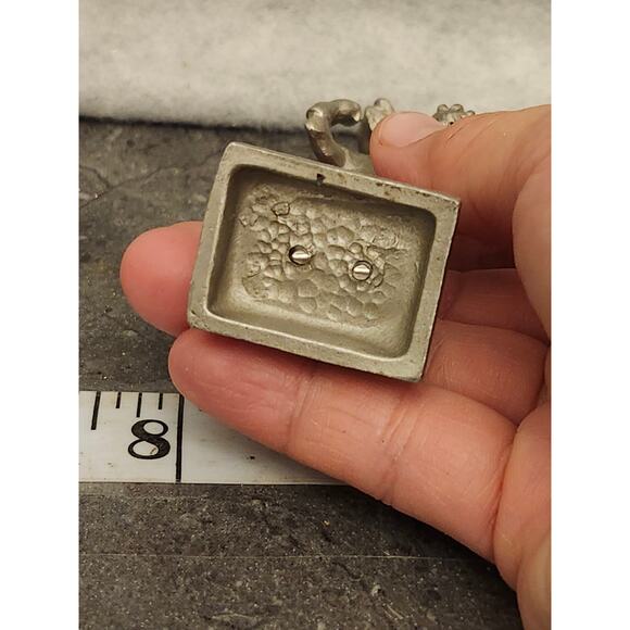 P. Davis Doctor Surgeon Patient Miniature Fine Pewter Figurine Vintage - Picture 5 of 7